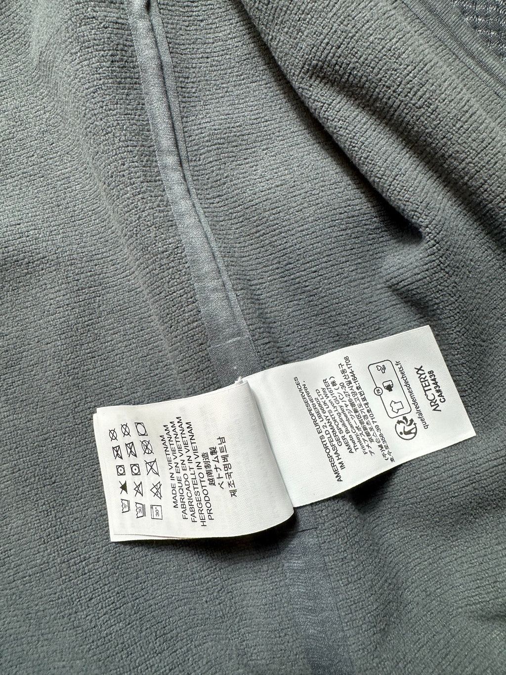 Jacket polaire imperméable Arc’teryx Gamma MX Hoody logo brodé burgundy & orange 2023 - M