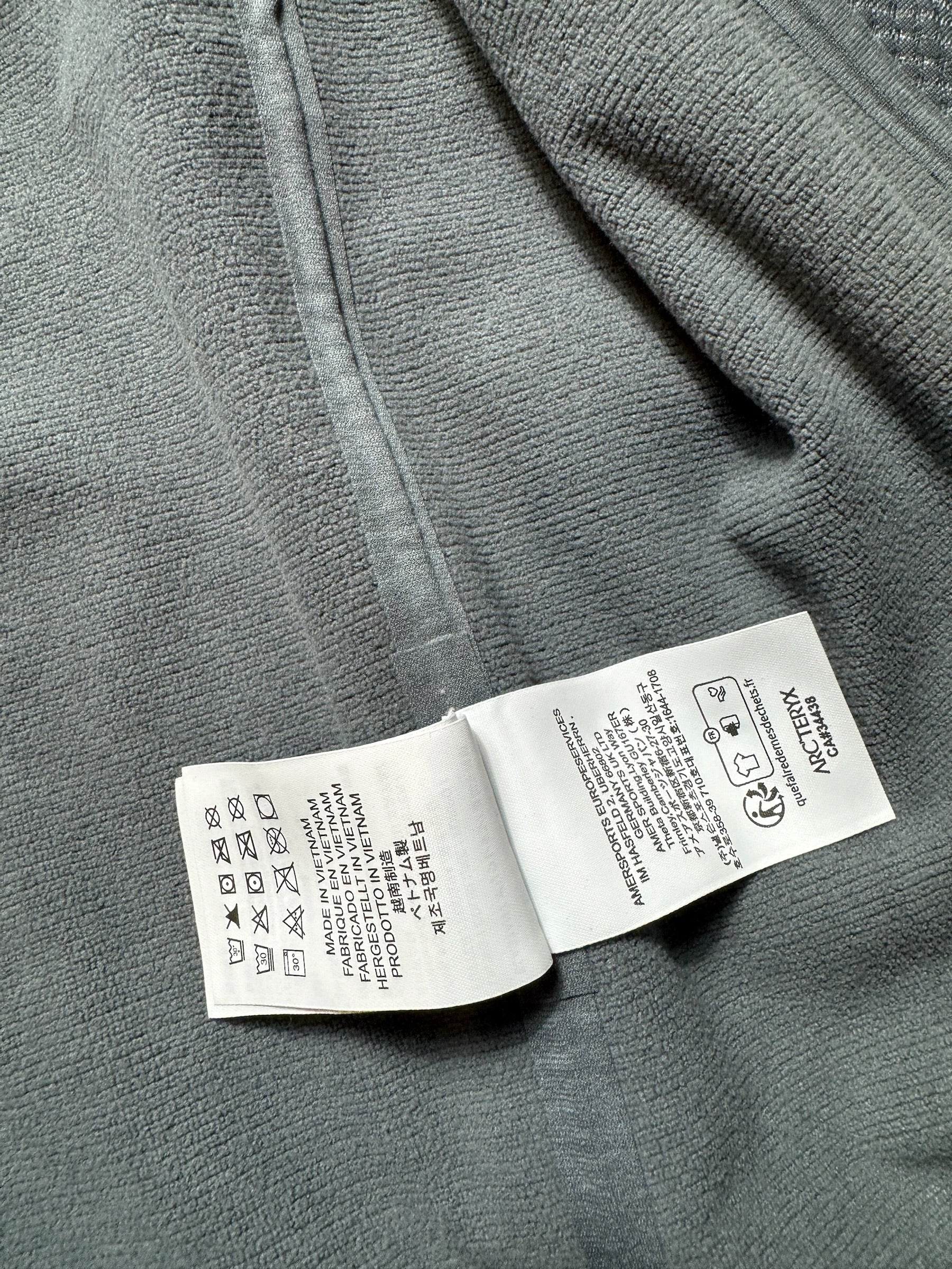 Jacket polaire imperméable Arc’teryx Gamma MX Hoody logo brodé burgundy & orange 2023 - M