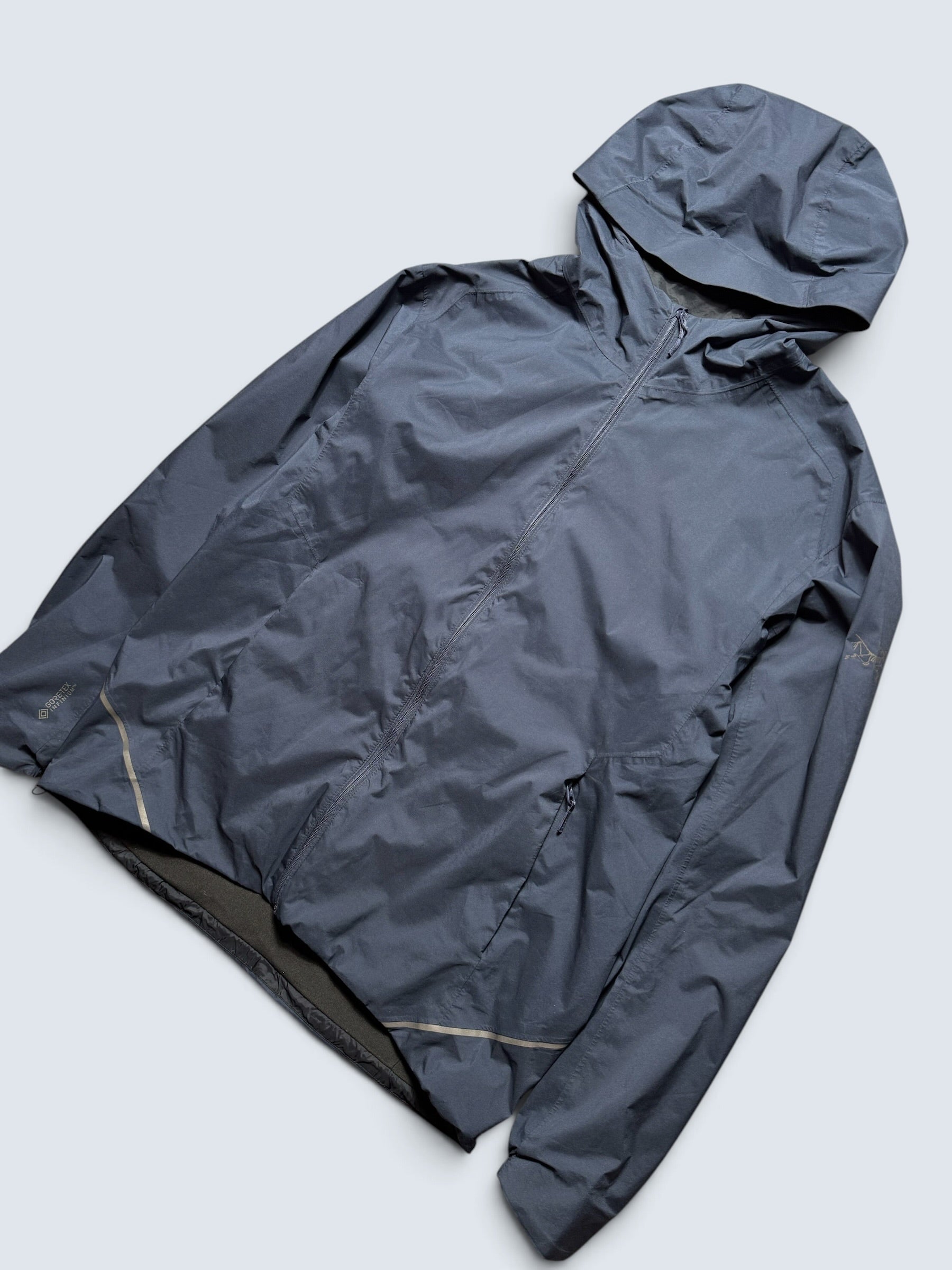 Jacket imperméable Goretex Arc’teryx Solano Hoody marine - L