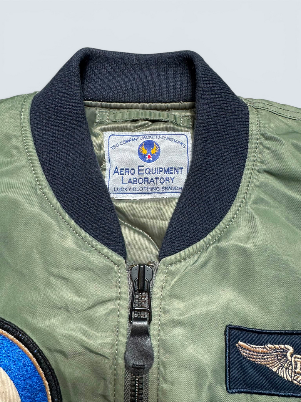Jacket bomber fly ma-1 Tedman Company Devil’s equipement usaf kaki vintage 00’s - M