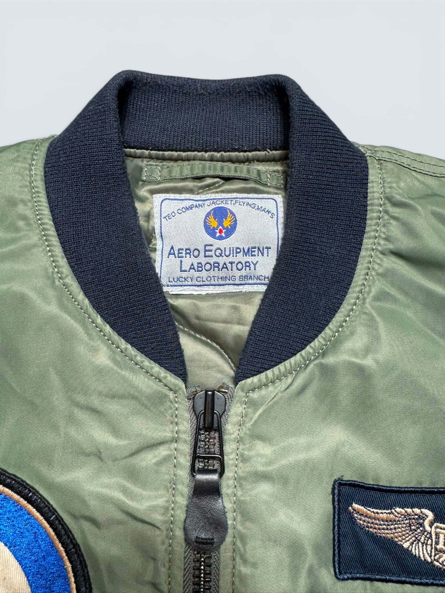 Jacket bomber fly ma-1 Tedman Company Devil’s equipement usaf kaki vintage 00’s - M