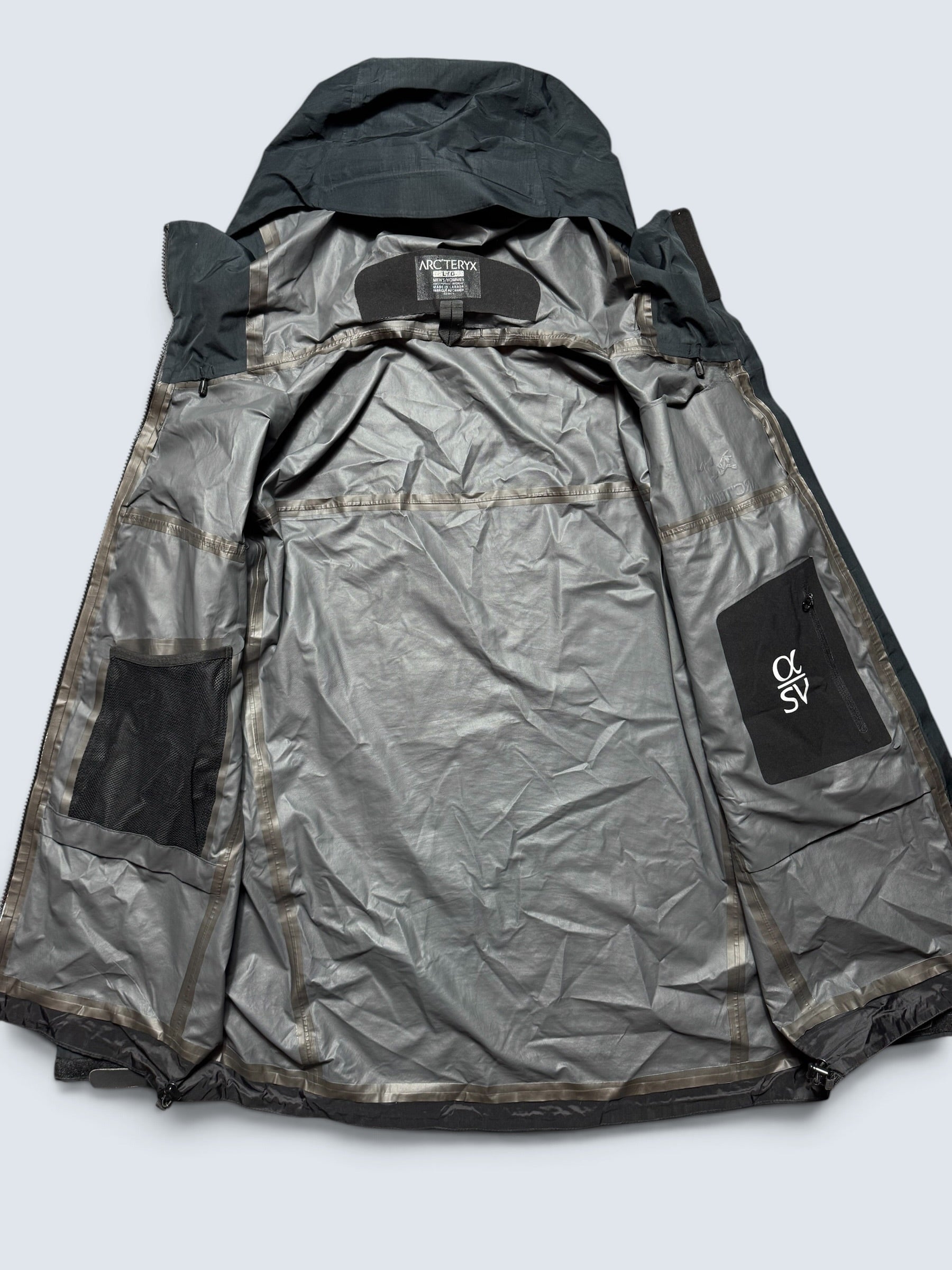 Jacket imperméable Goretex Arc'teryx Alpha SV black vintage - L