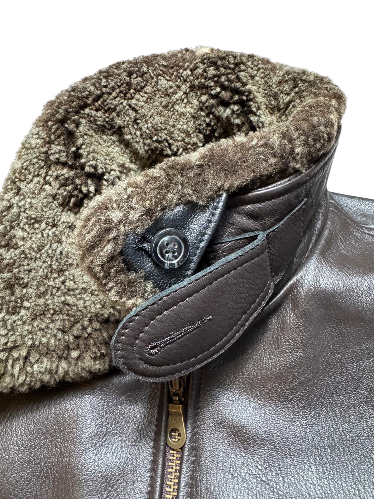 Jacket cuir cowhide flight G-1 Avirex Japan exclusive usn brown 00’s - L