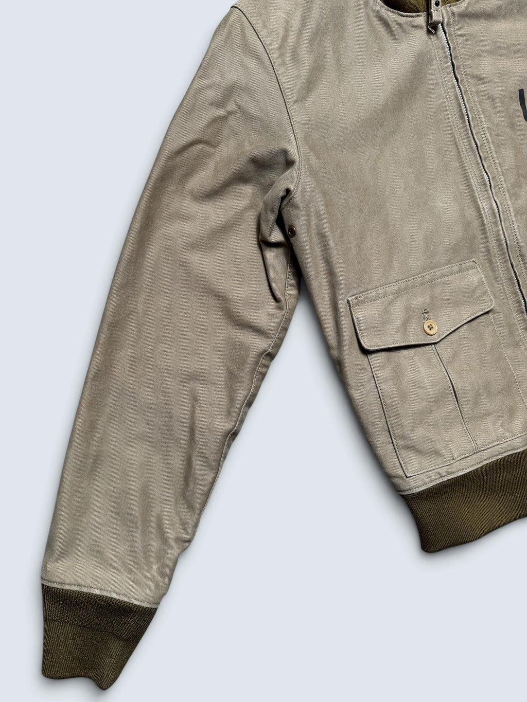 Jacket cotton Twill deck USN 37J1 The Real McCoy’s Japan Tan beige 2010’s - 36 (S)