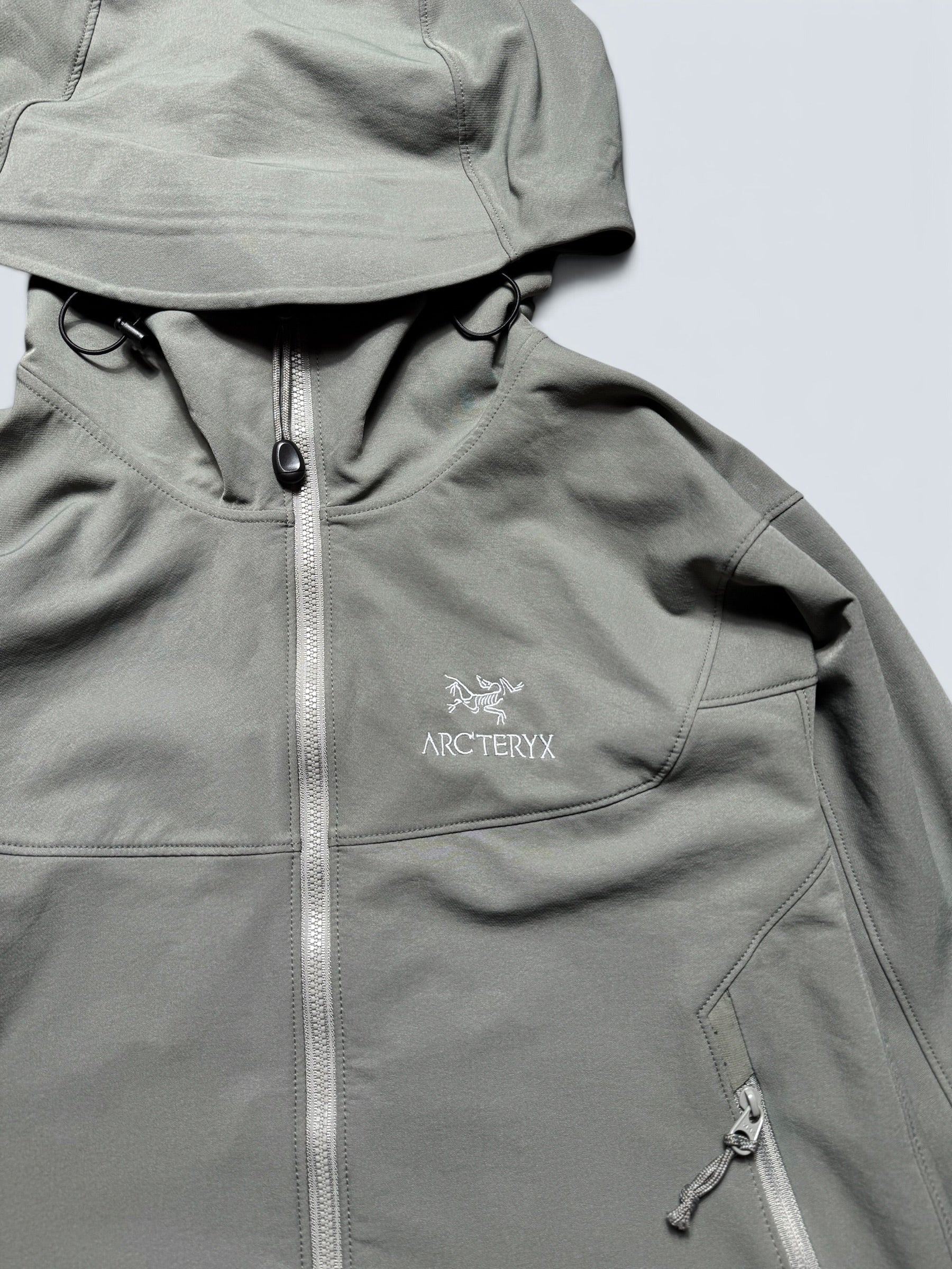 Jacket imperméable Arc'teryx Gamma LT Hoody kaki vintage - M