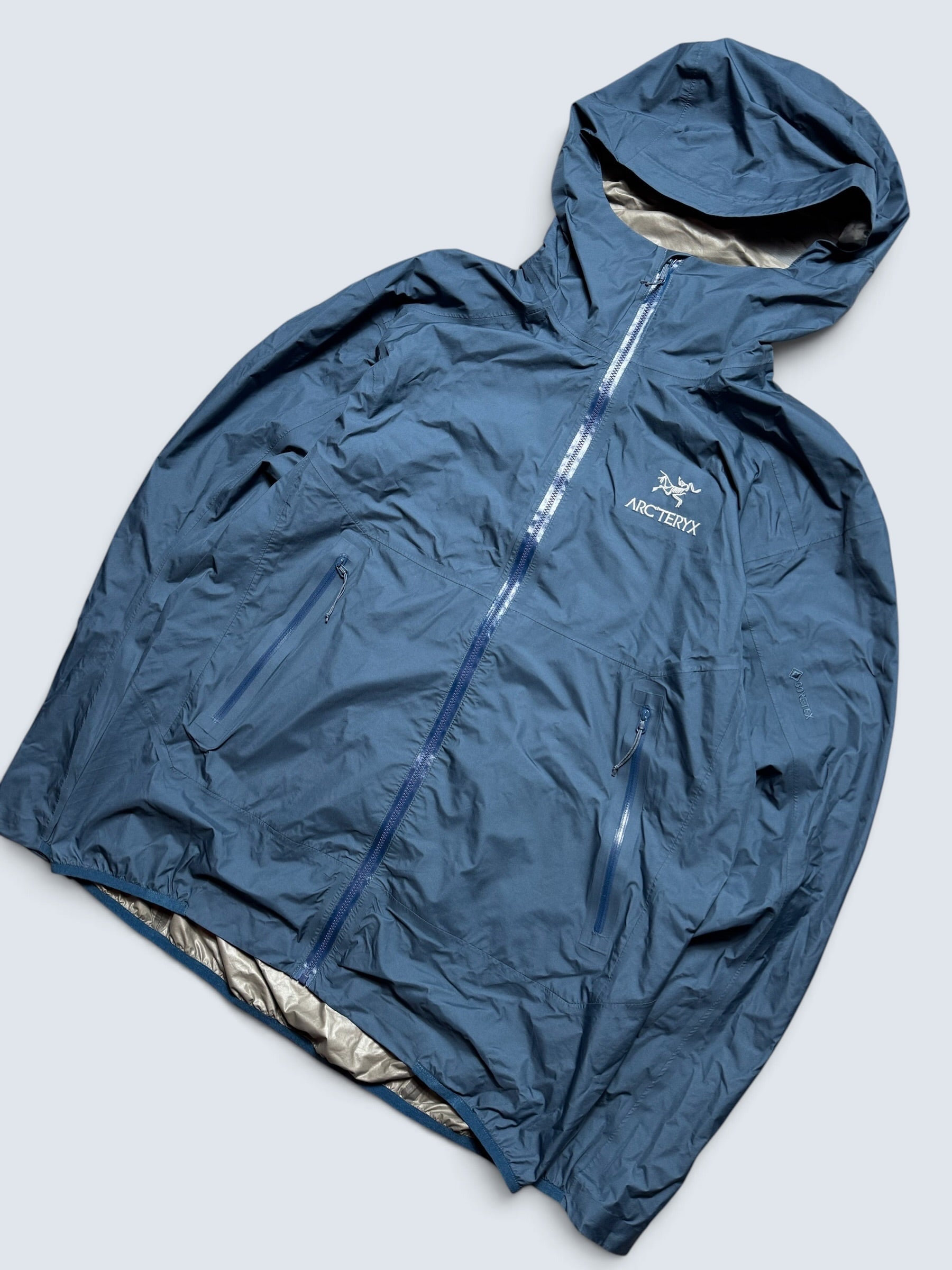 Jacket imperméable Goretex Arc'teryx Zeta FL bleu vintage - L