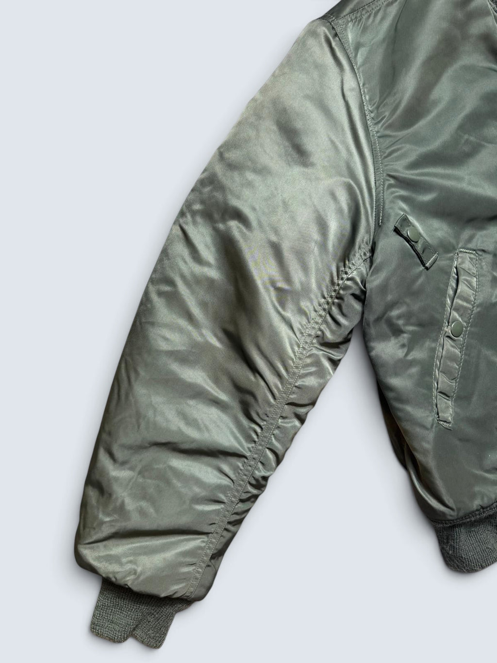 Jacket nylon bomber Ma-1 Golden Fleece made in USA sage green original 1979 - 40 (M)