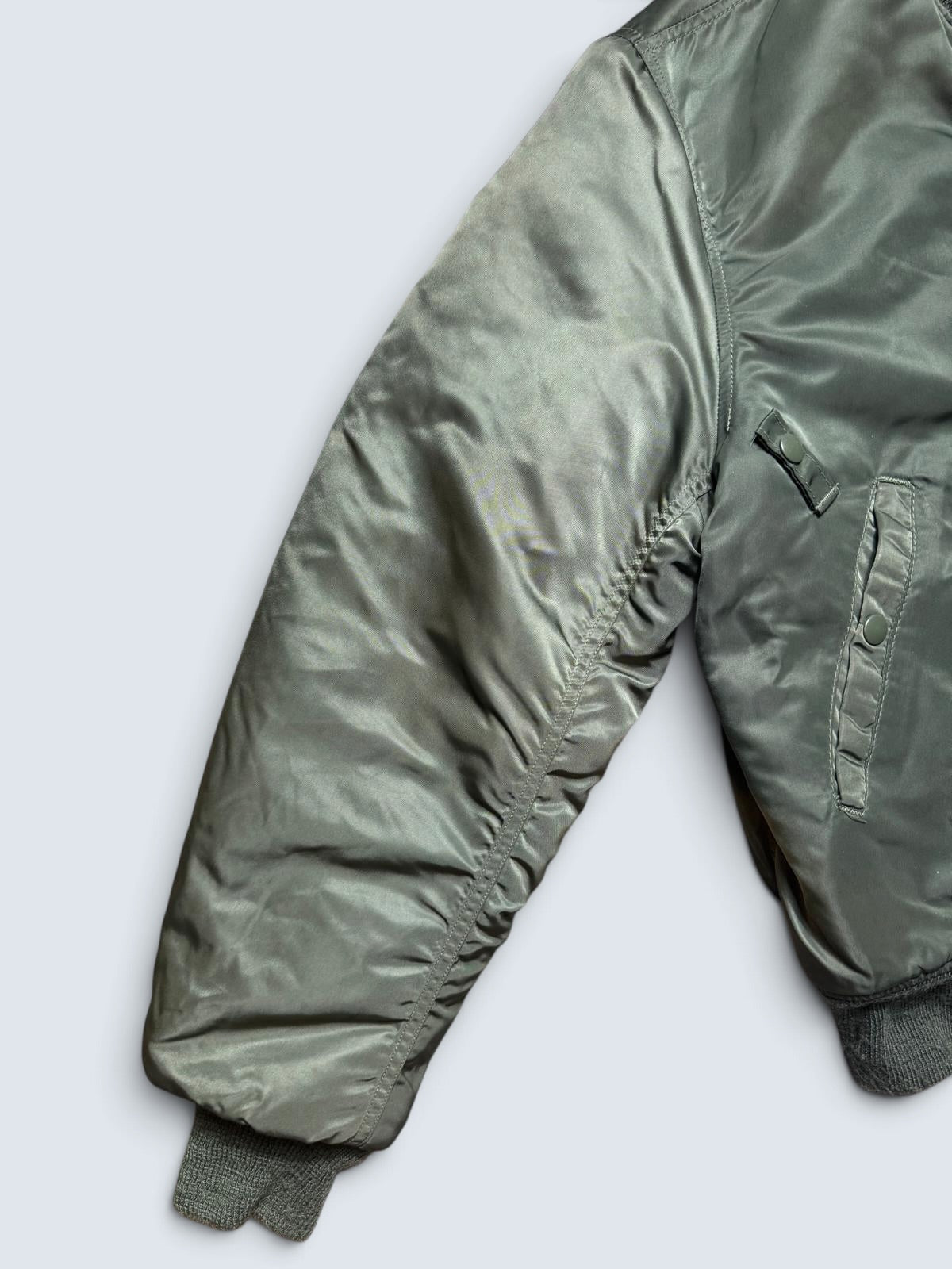 Jacket nylon bomber Ma-1 Golden Fleece made in USA sage green original 1979 - 40 (M)