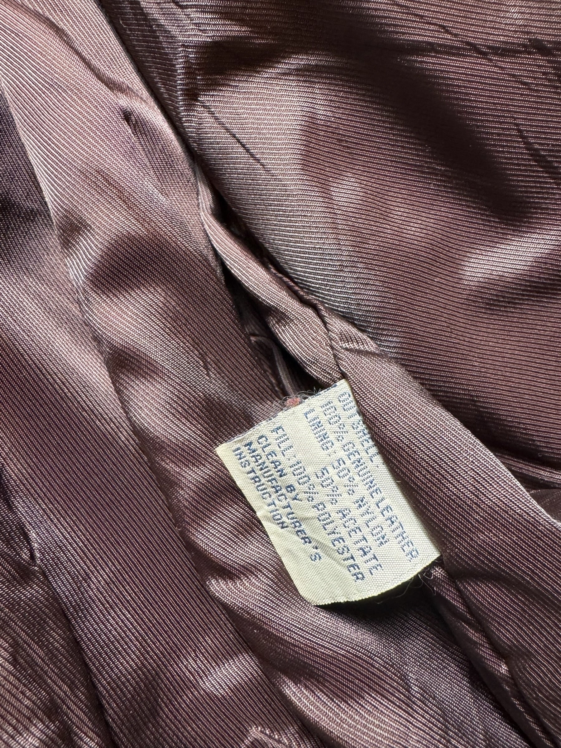 Jacket cuir cowhide varsity sport Avirex superbike team usa burgundy vintage 90's - XL