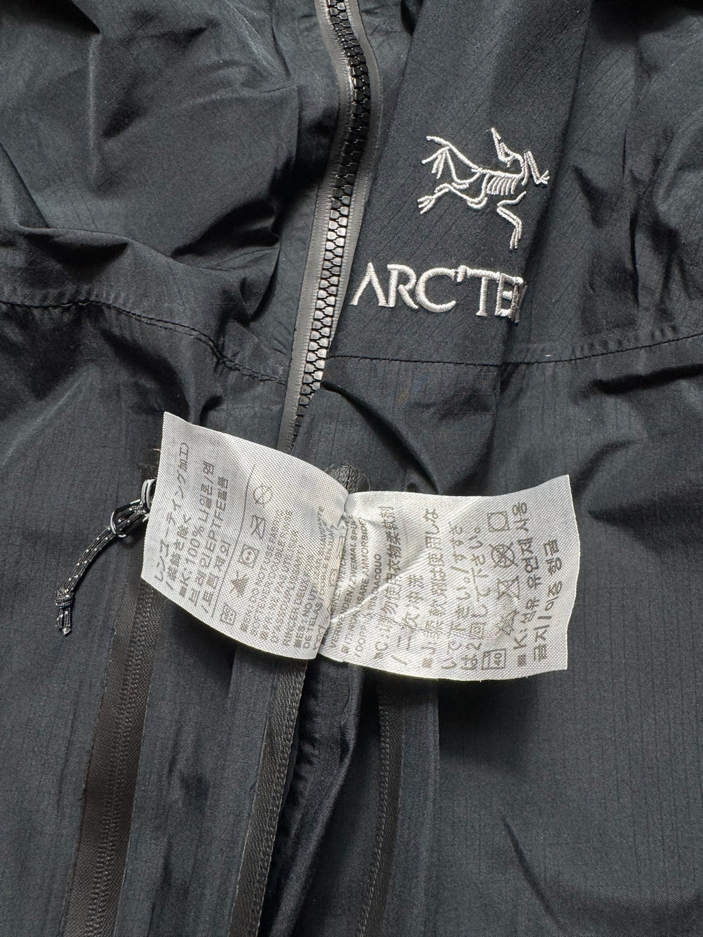 Jacket imperméable Goretex Arc'teryx Alpha SV black vintage - L
