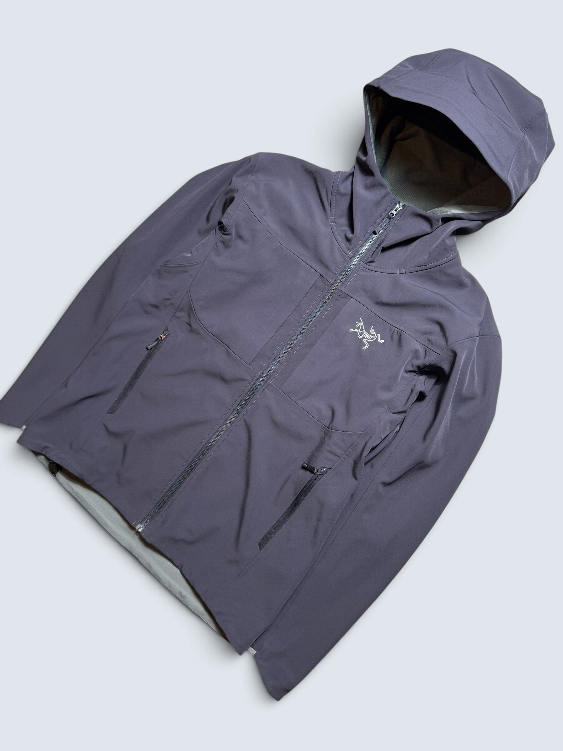 Jacket polaire imperméable Arc’teryx Gamma MX Hoody logo brodé marine/purple 2023 - S