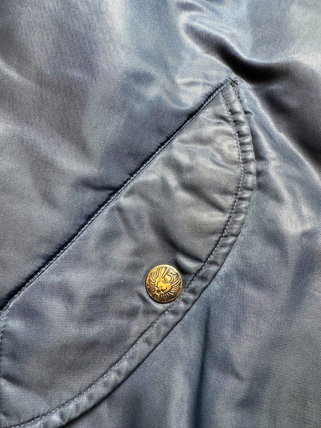 Jacket bomber flight nylon Avirex USA Vietnam / Rolling thunder usaf marine 90's - L
