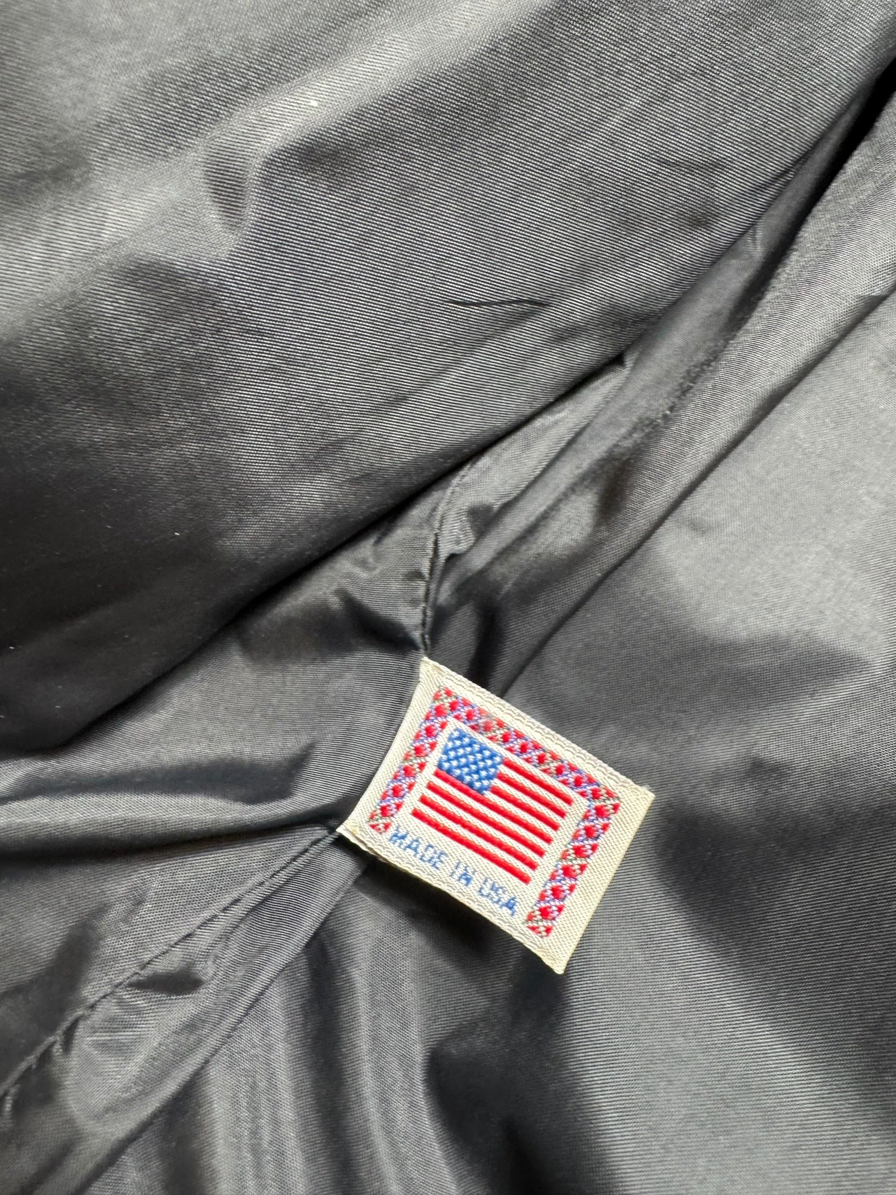 Jacket cuir bomber flight pilot Golden Bear G-1 made in USA black 80’s - 42 (XL)