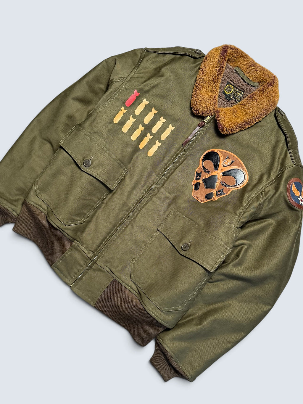 Jacket bomber flight coton B-10 Toys McCoy Japan usaf Phantom Bat-man Tmj2213 2022’s - 42 (L)