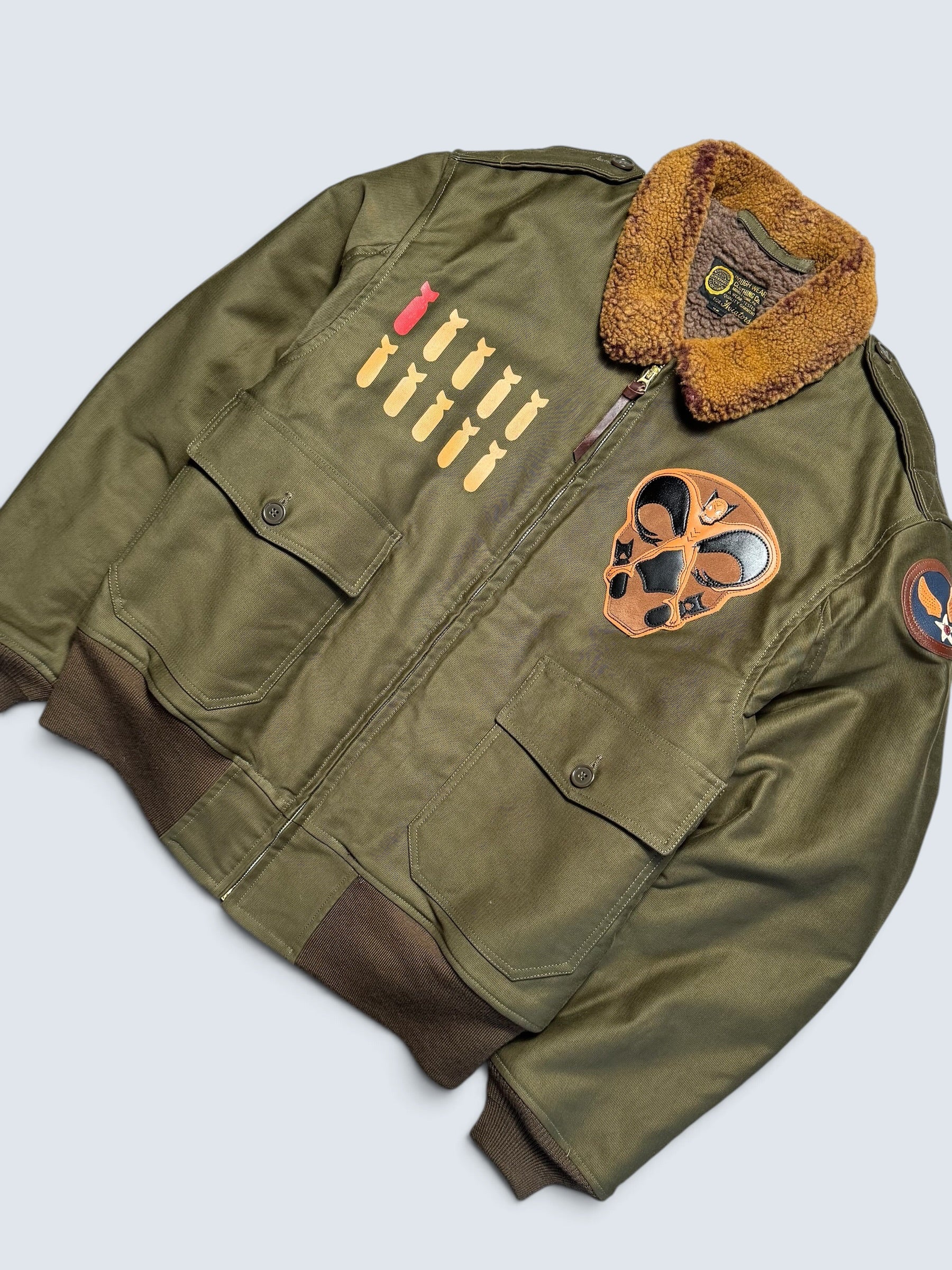 Jacket bomber flight coton B-10 Toys McCoy Japan usaf Phantom Bat-man Tmj2213 2022’s - 42 (L)