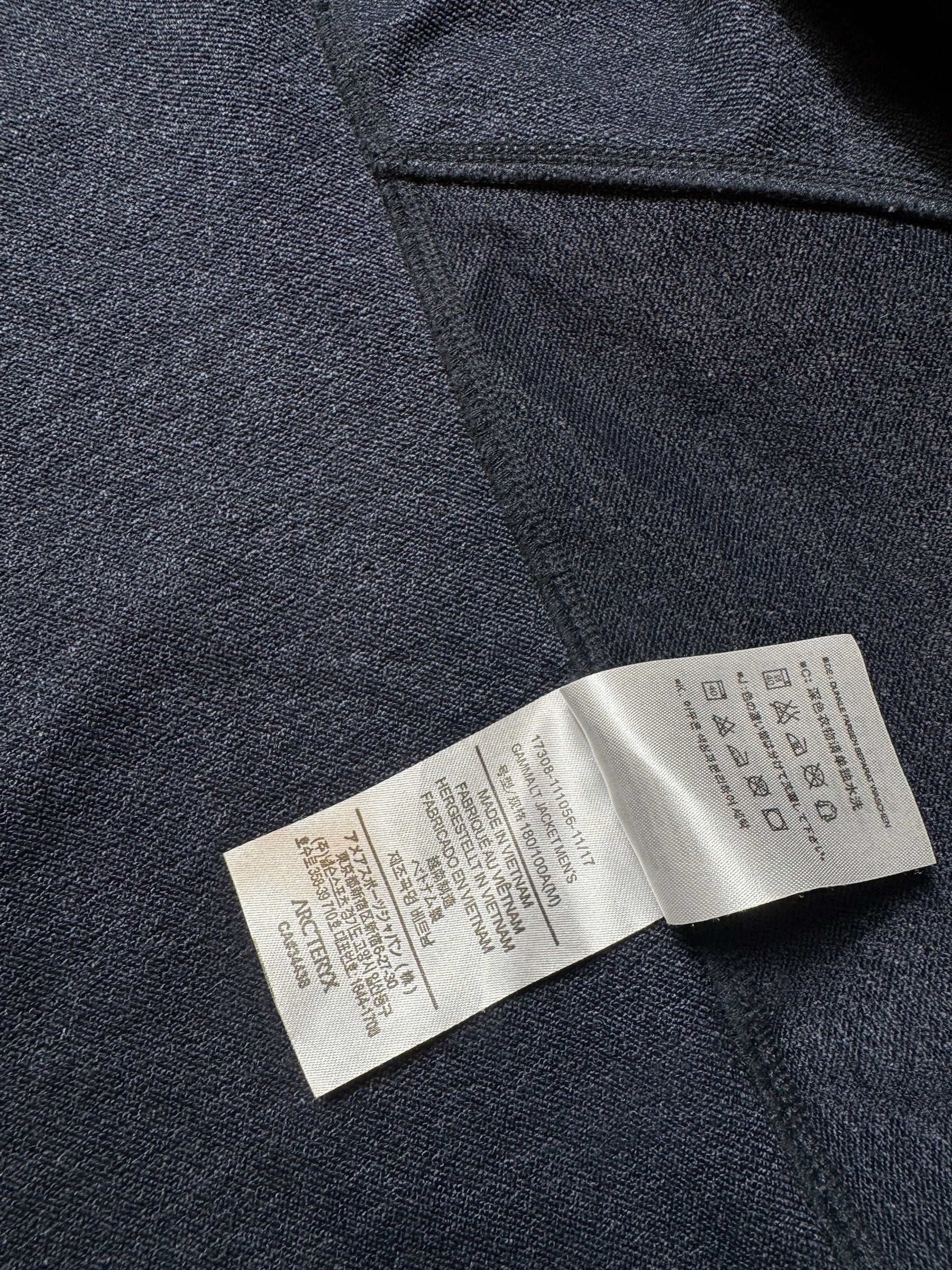Jacket imperméable Arc'teryx Gamma LT marine vintage - M