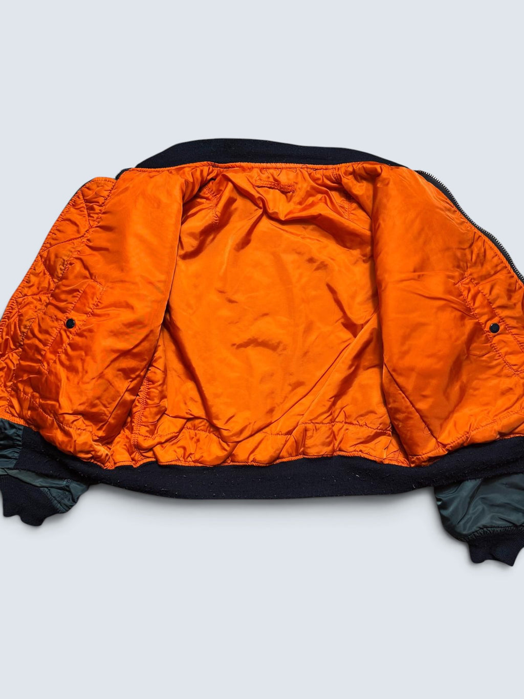 Jacket nylon bomber Ma-1 Alpha Industries made in USA navy original 1990’s - XL