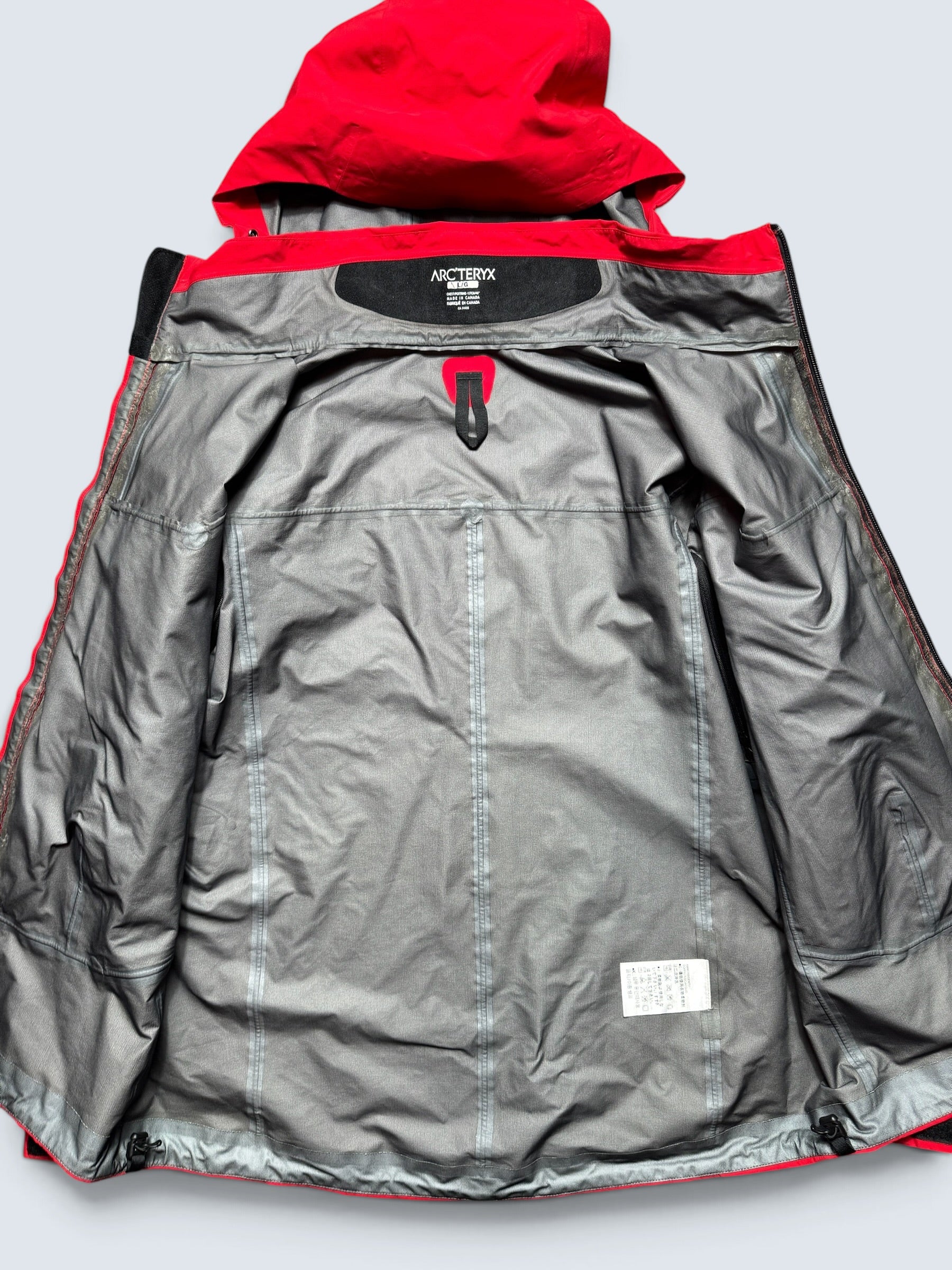 Jacket imperméable Goretex Arc'teryx Beta AR made in Canada vintage red - M