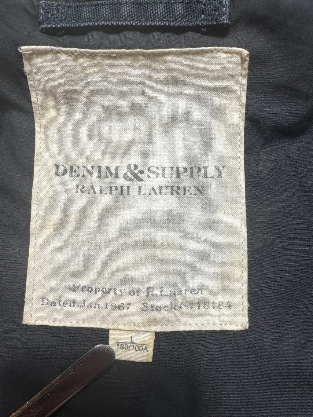 Jacket bomber archive flight L-2b Ralph Lauren Denim & Supply usa flag marine vintage 00’s - L