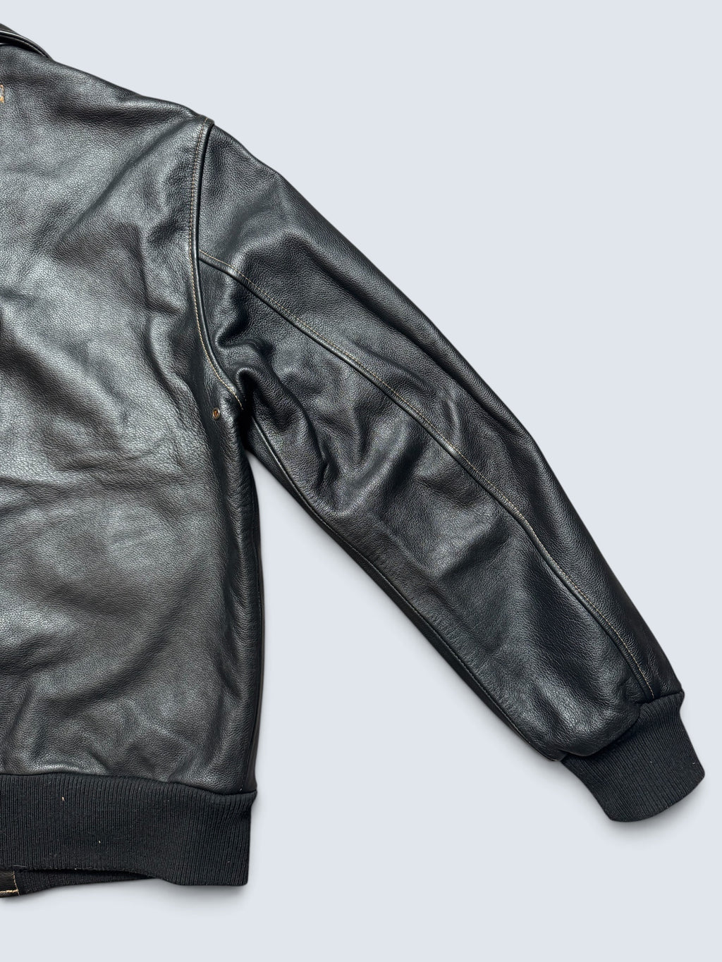 Jacket cuir cowhide flight A-2 Willis & Geiger usaf black 00's - M/L
