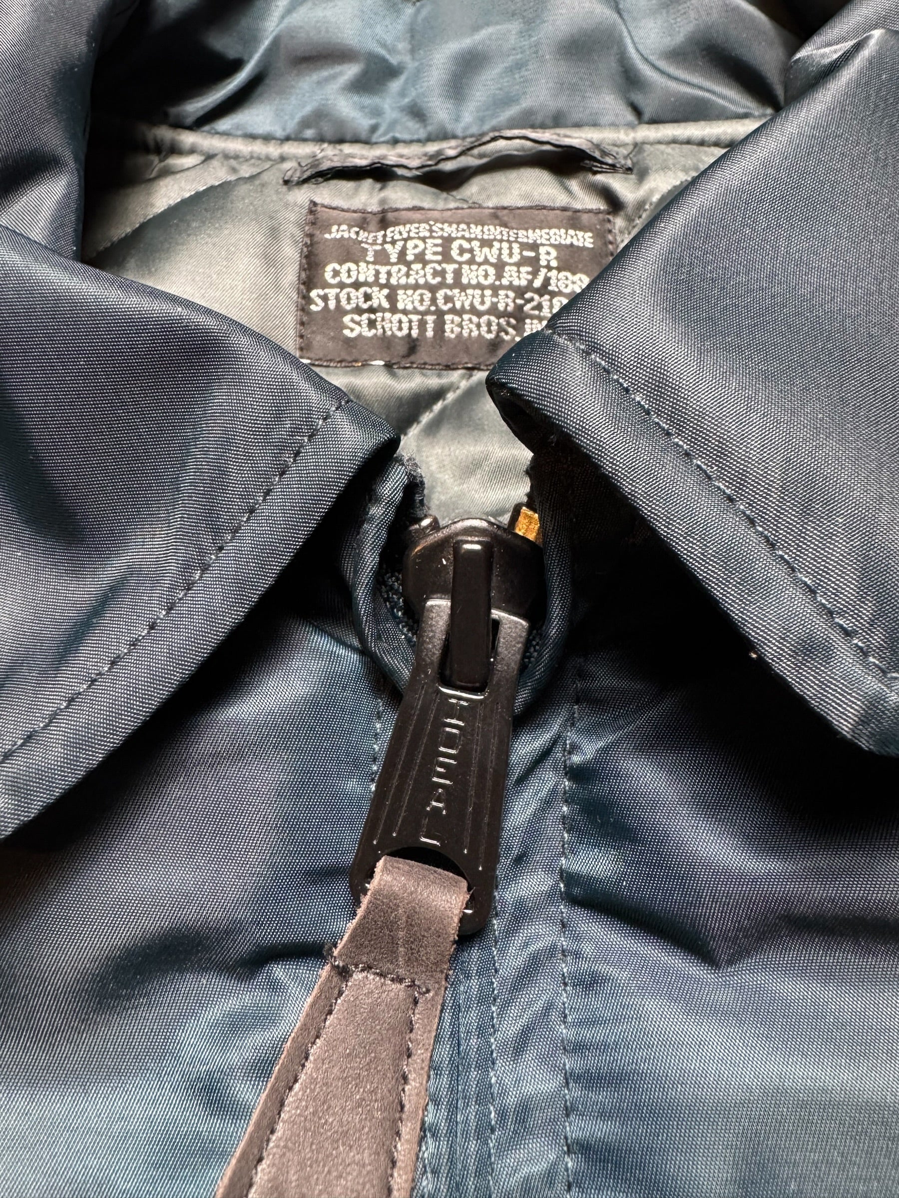 Jacket bomber fly Schott Bros nyc CWU-R/45P usaf navy vintage 90’s - M/L
