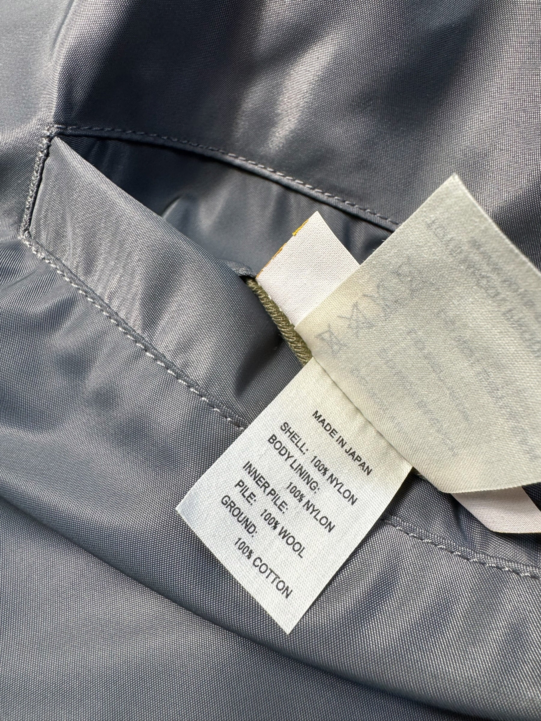 Jacket nylon bomber flight Ma-1 Toys McCoy Tmj2432 usaf full patch 1957 grey - M