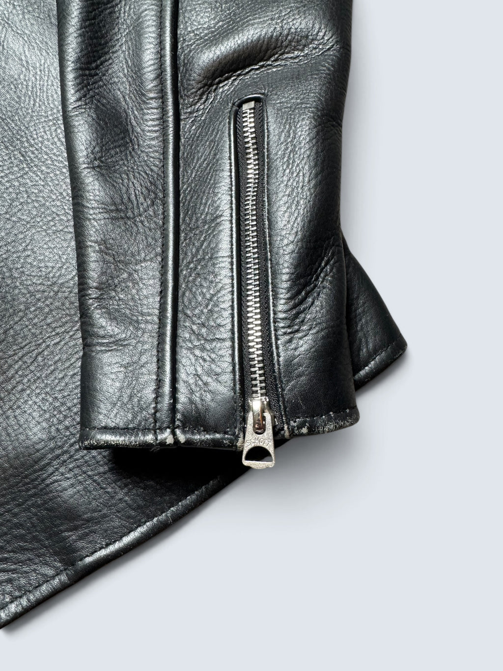 Jacket cuir cowhide Cafe Racer motorcycle Schott Bros. made in USA 641xx Japan exclusive black 00's - 38 (M)