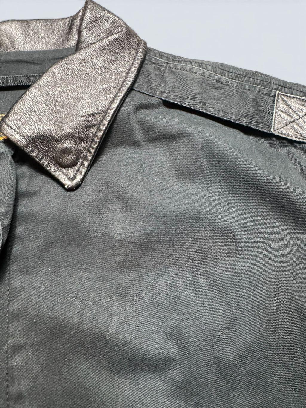 Jacket flight A-2 Cotton Twill Cockpit usa usaf black navy 00’s - XL