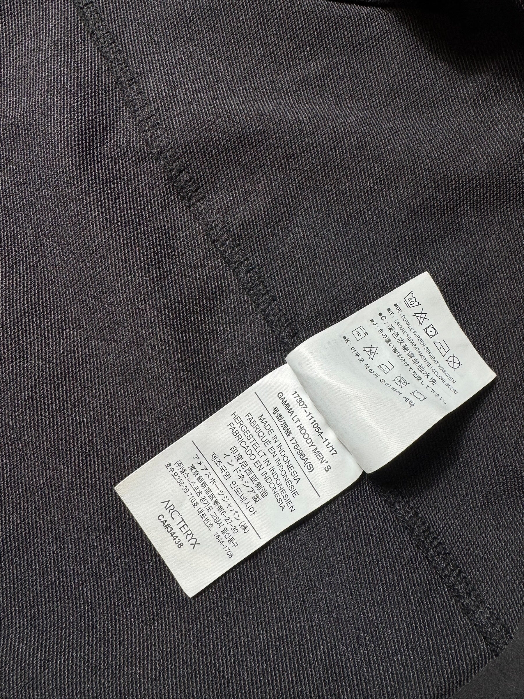 Jacket imperméable Arc'teryx Gamma LT Hoody black vintage - S