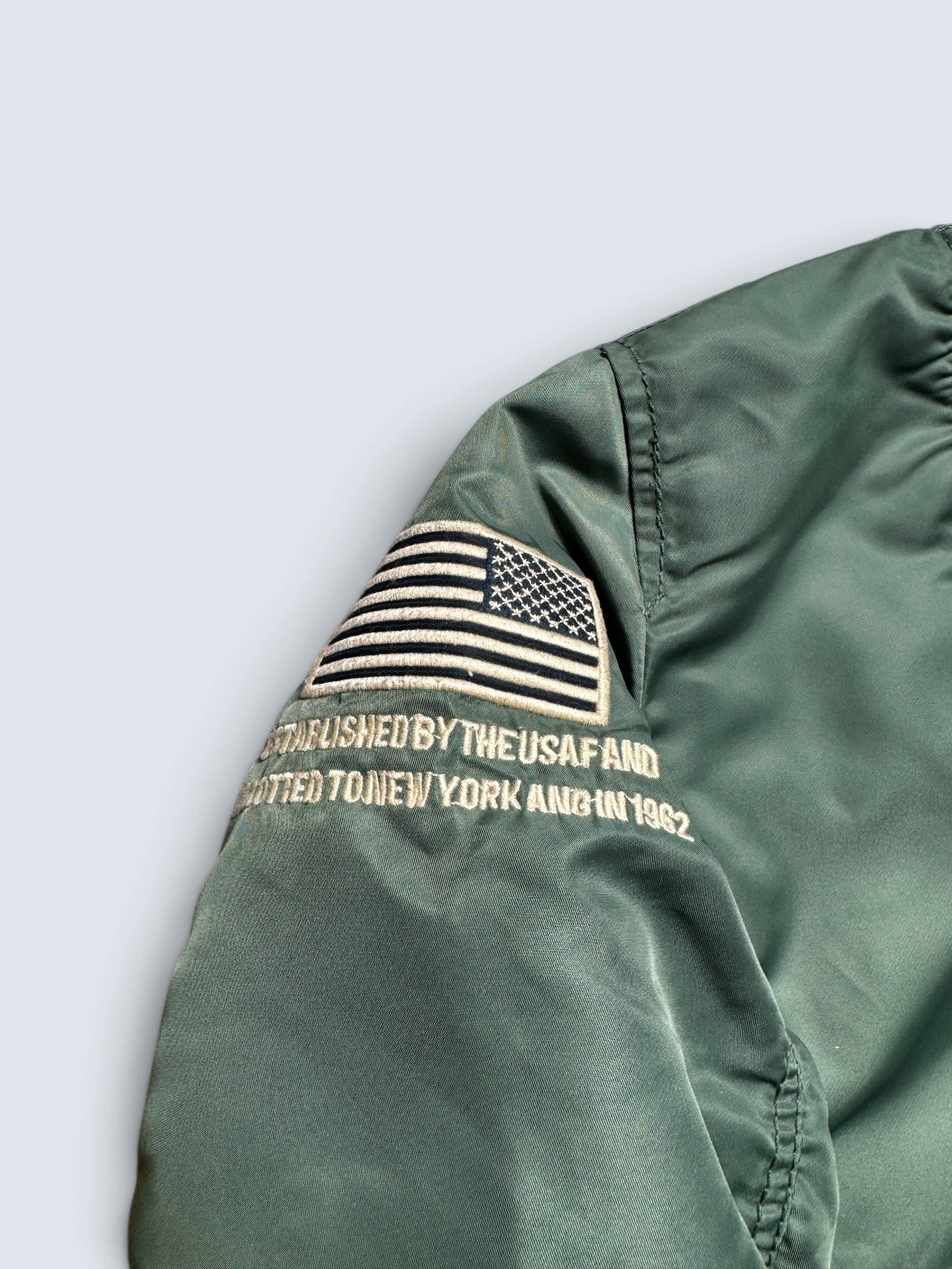 Jacket nylon bomber flight Ma-1 Avirex LTD Japan exclusive NYANG 352 AF79 00's - S