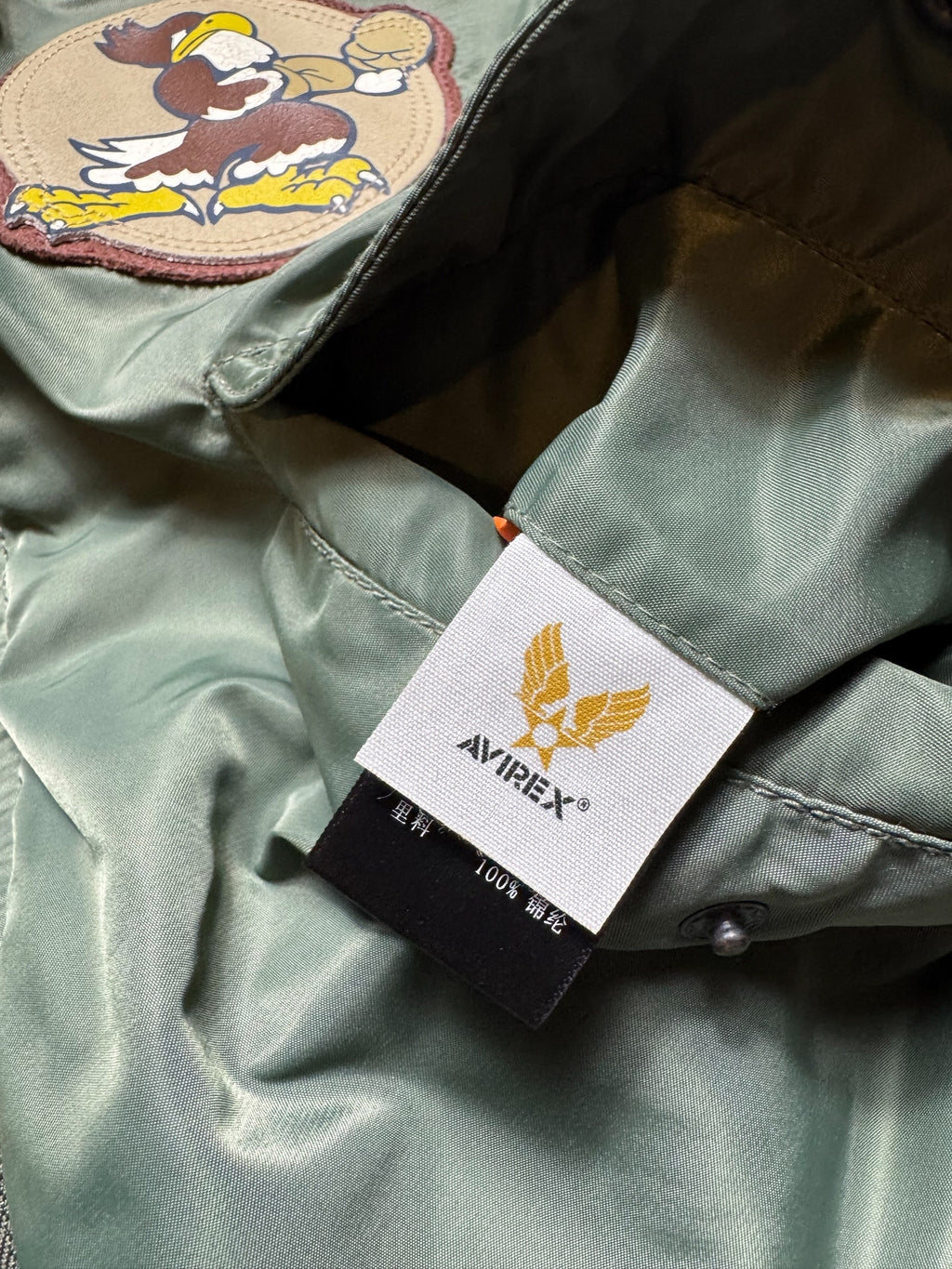 Jacket bomber flight L-2b Avirex LTD 334th FS usaf full patch kaki vintage 00’s - M