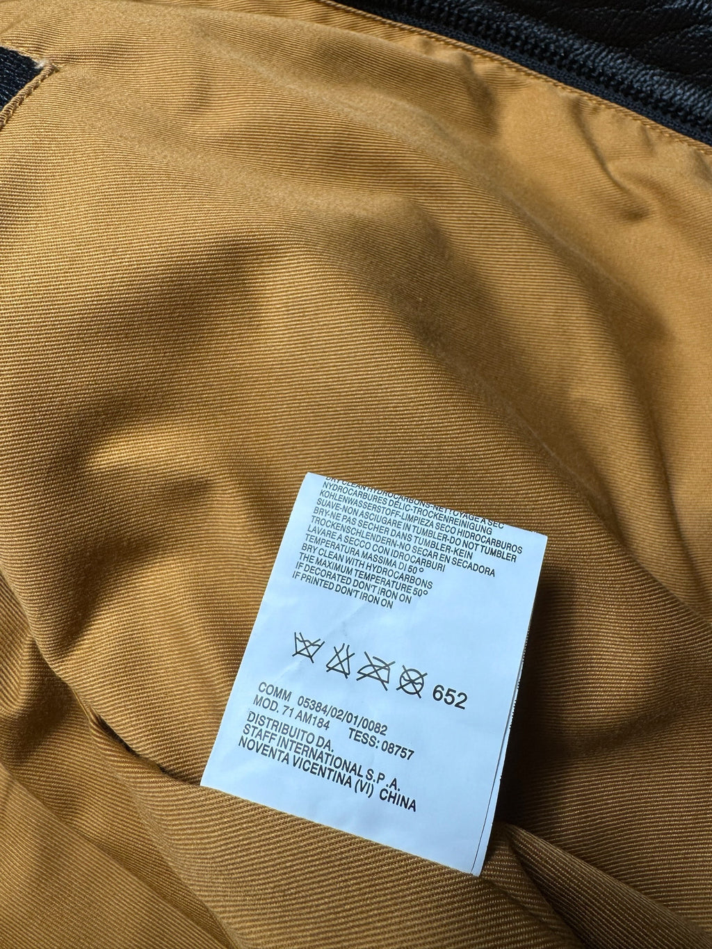 Jacket cuir bomber flight A-2 Willis & Geiger usaf black 00's - L