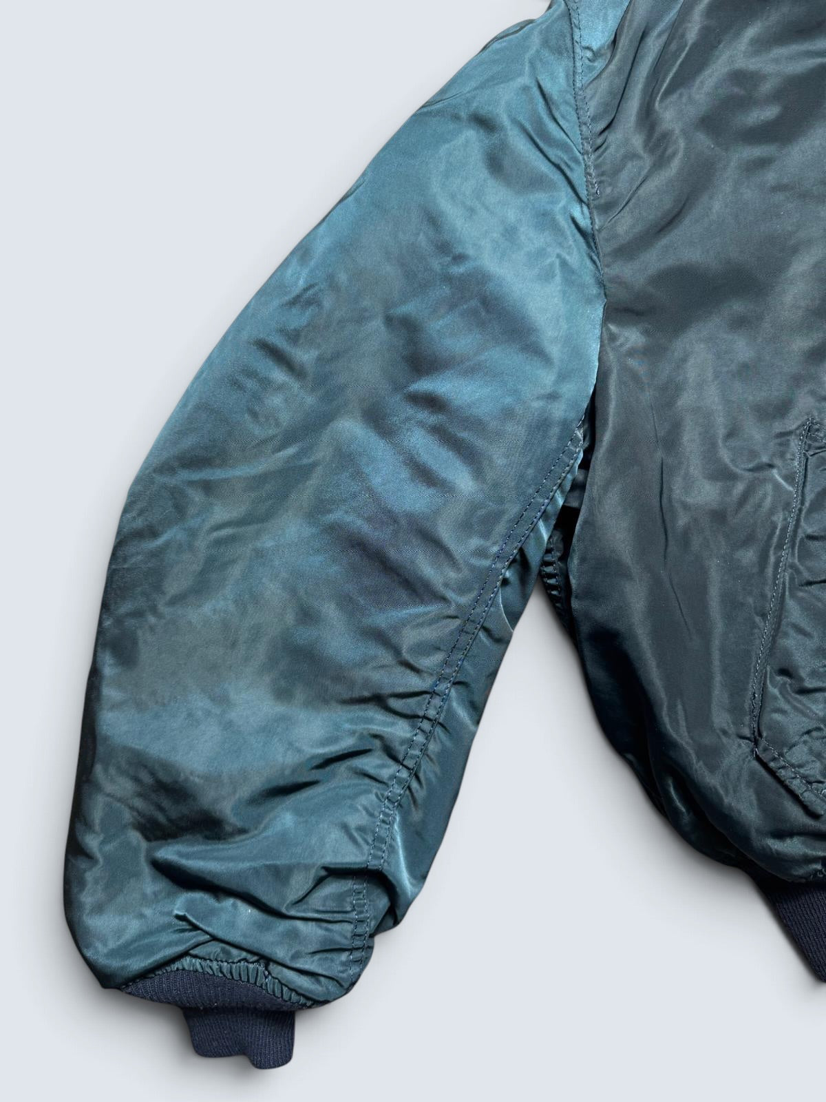 Jacket nylon bomber Ma-1 Alpha Industries made in USA navy original 1990’s - XL