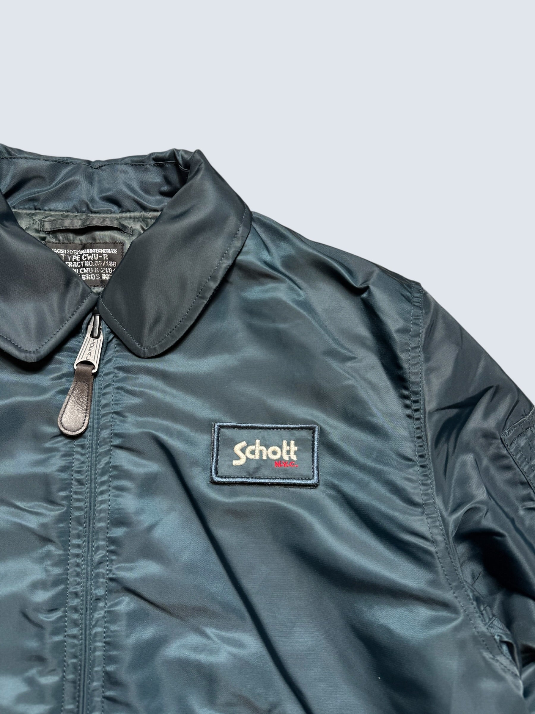 Jacket bomber fly Schott Bros nyc CWU-R/45P usaf navy vintage 90’s - M/L