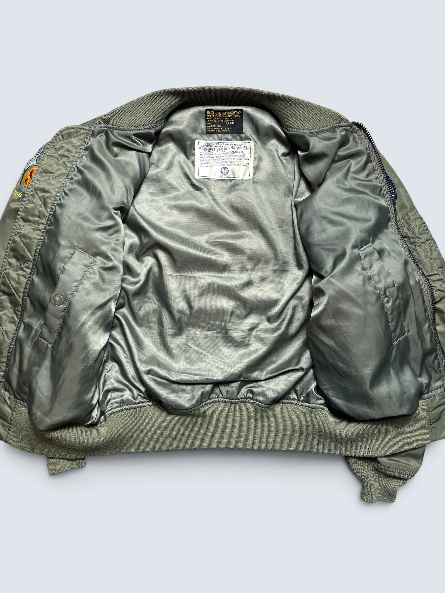 Jacket nylon bomber flight Ma-1 Avirex LTD Japan exclusive Troop Carrier C-47 Skytrain 00's - M