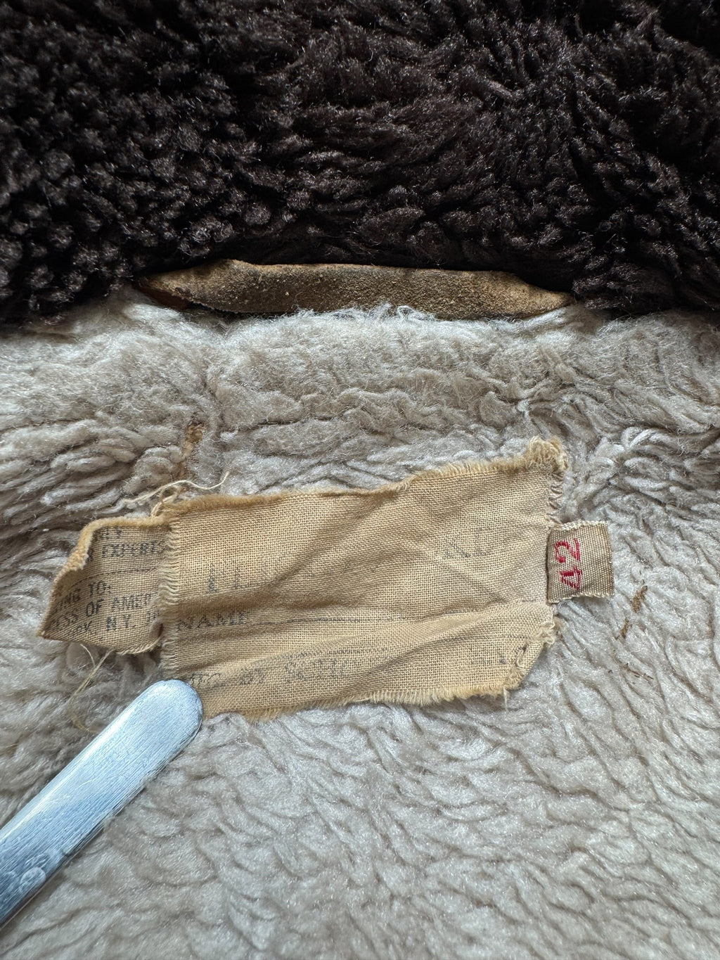 Jacket cuir cowhide flight bomber Schott NYC 674MS made in USA brown early 70’s - 42 (M)