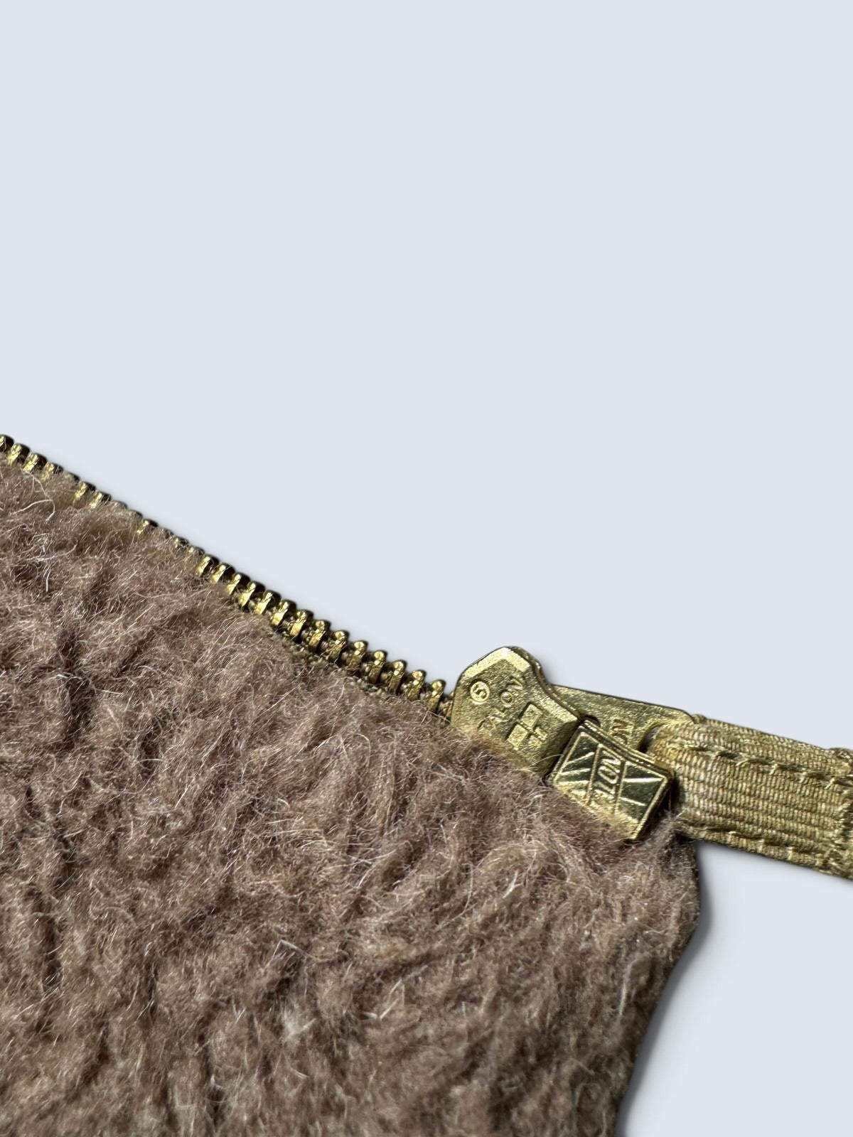 Jacket deck Alpaca US Navy Assiduous Confused Effort Japan wool Khaki Tan 00’s - 38 (S)
