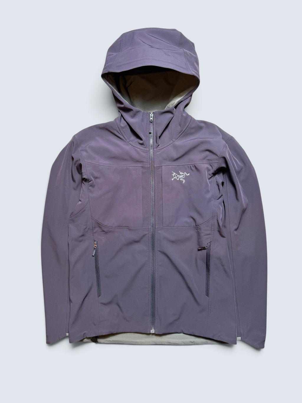 Jacket polaire imperméable Arc’teryx Gamma MX Hoody logo brodé marine/purple 2023 - S