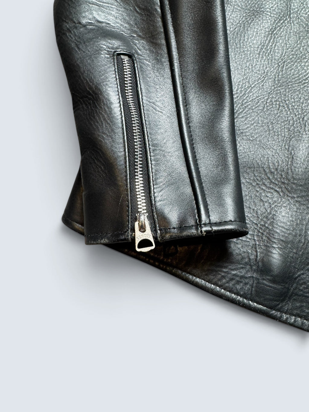 Jacket cuir cowhide Cafe Racer motorcycle Schott Bros. made in USA 641xx Japan exclusive black 00's - 38 (M)
