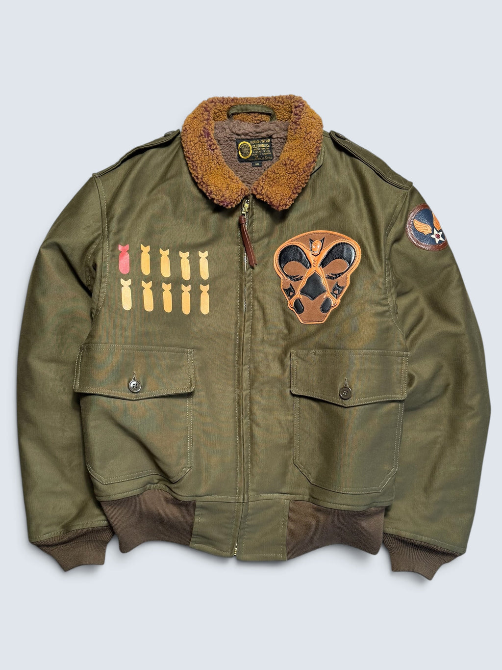 Jacket bomber flight coton B-10 Toys McCoy Japan usaf Phantom Bat-man Tmj2213 2022’s - 40 (M)