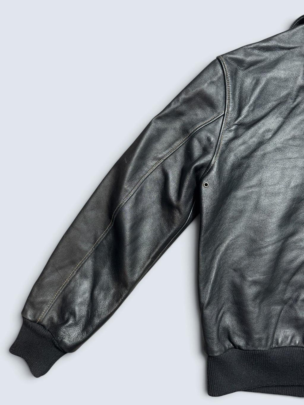 Jacket cuir cowhide flight A-2 Willis & Geiger usaf black 00's - M/L
