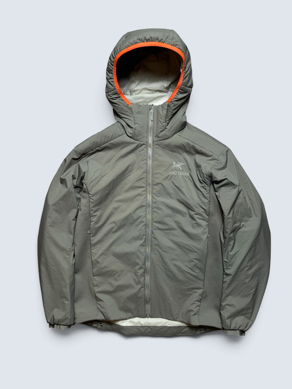 Jacket imperméable matelassé Arc'teryx Atom Hoody 2023 kaki & orange - M
