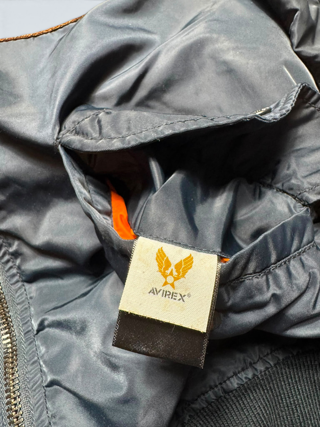 Jacket bomber flight L-2b Avirex ltd Japan exclusive top gun usaf full patch navy 00’s - S/M