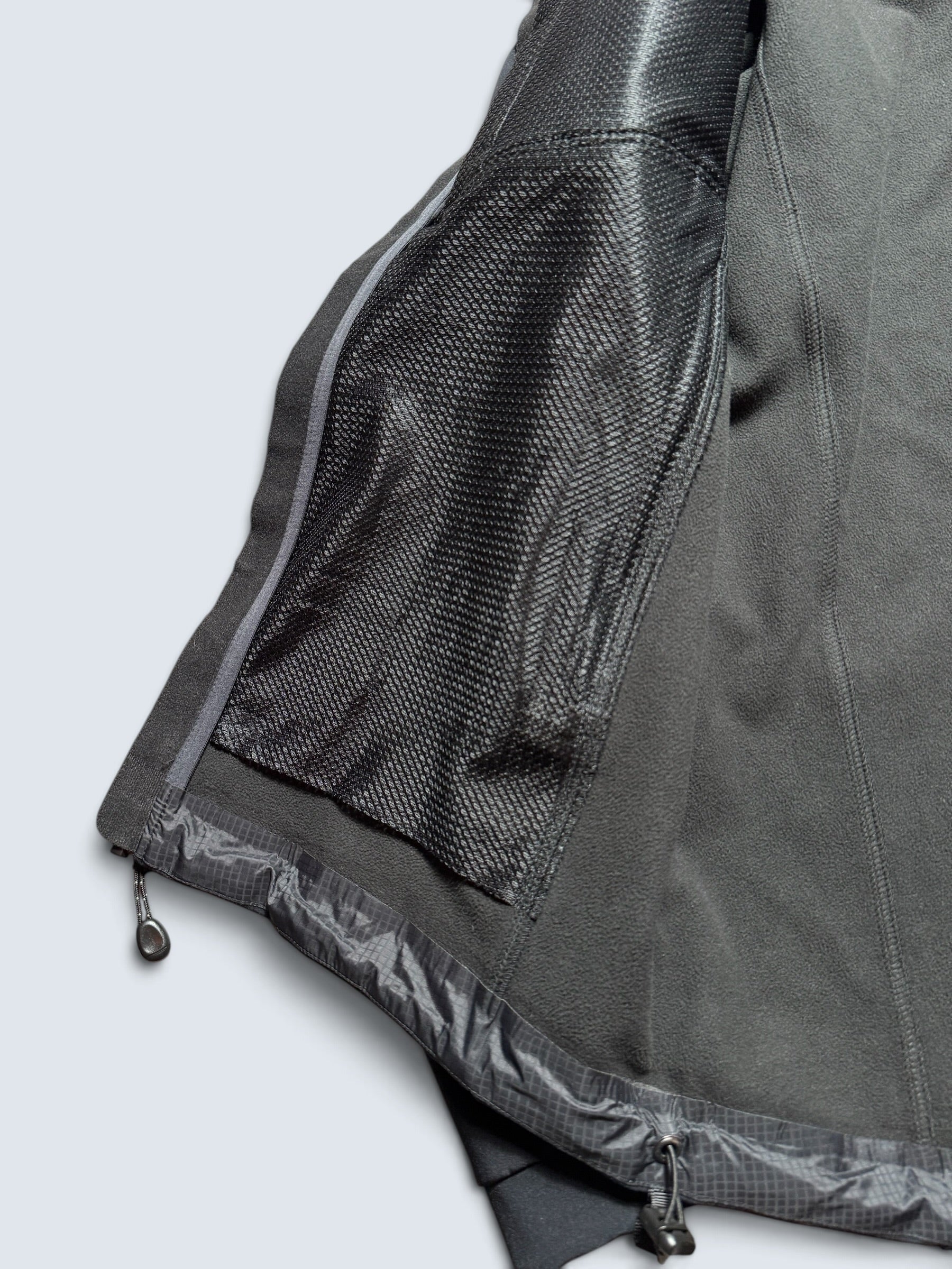 Jacket polaire imperméable Arc'teryx Gamma MX Hoody black & grey vintage - L