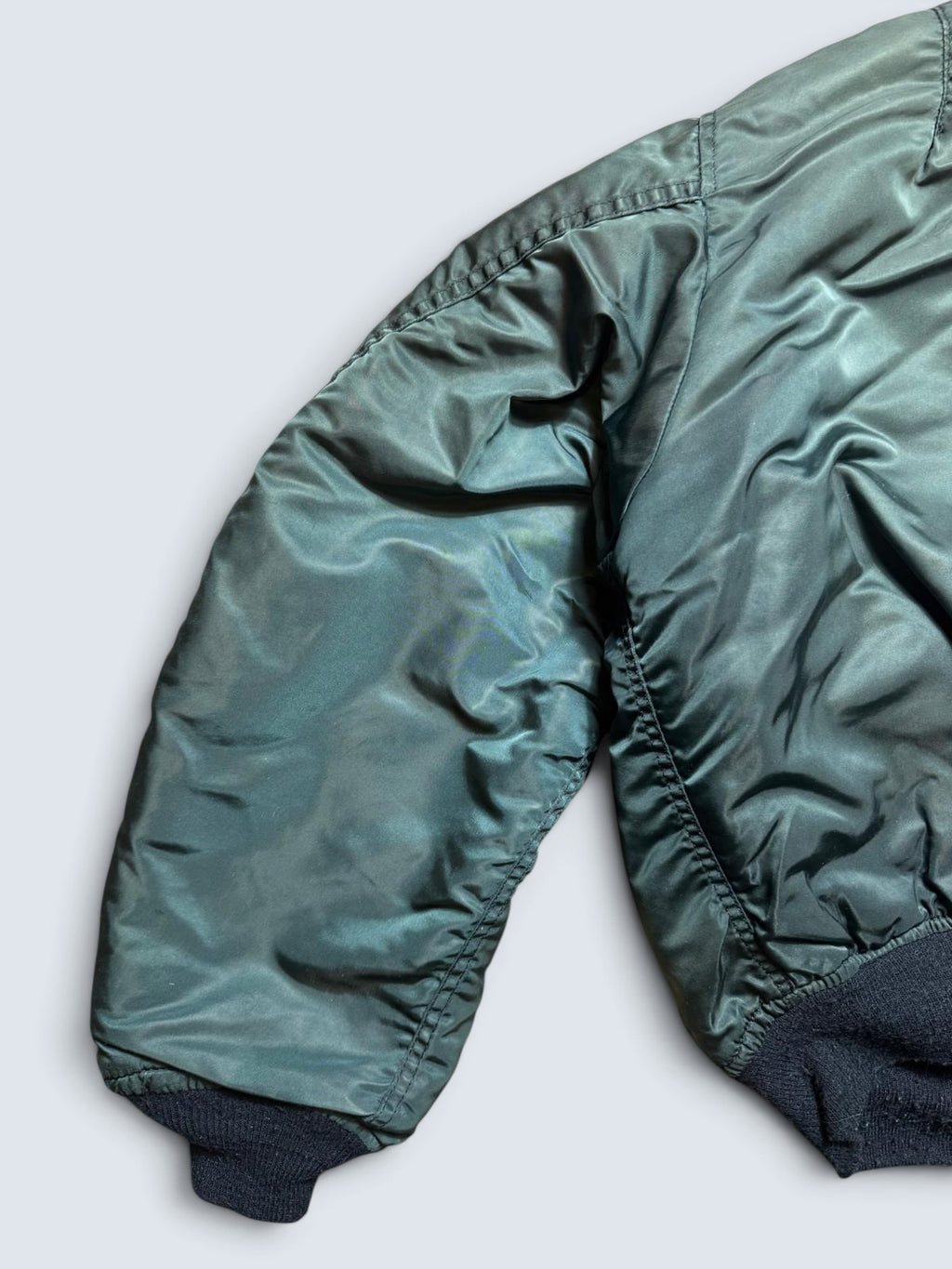 Jacket nylon bomber Ma-1 Alpha Industries made in USA navy original 1990’s - XL