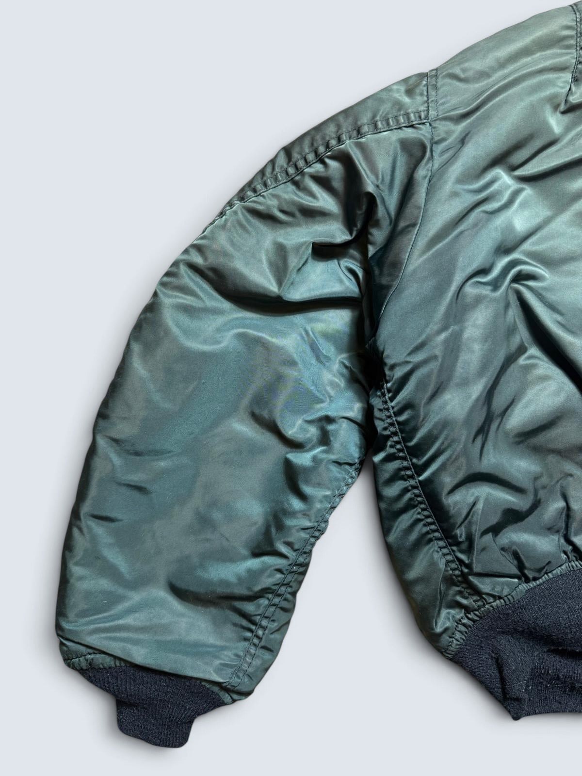 Jacket nylon bomber Ma-1 Alpha Industries made in USA navy original 1990’s - XL