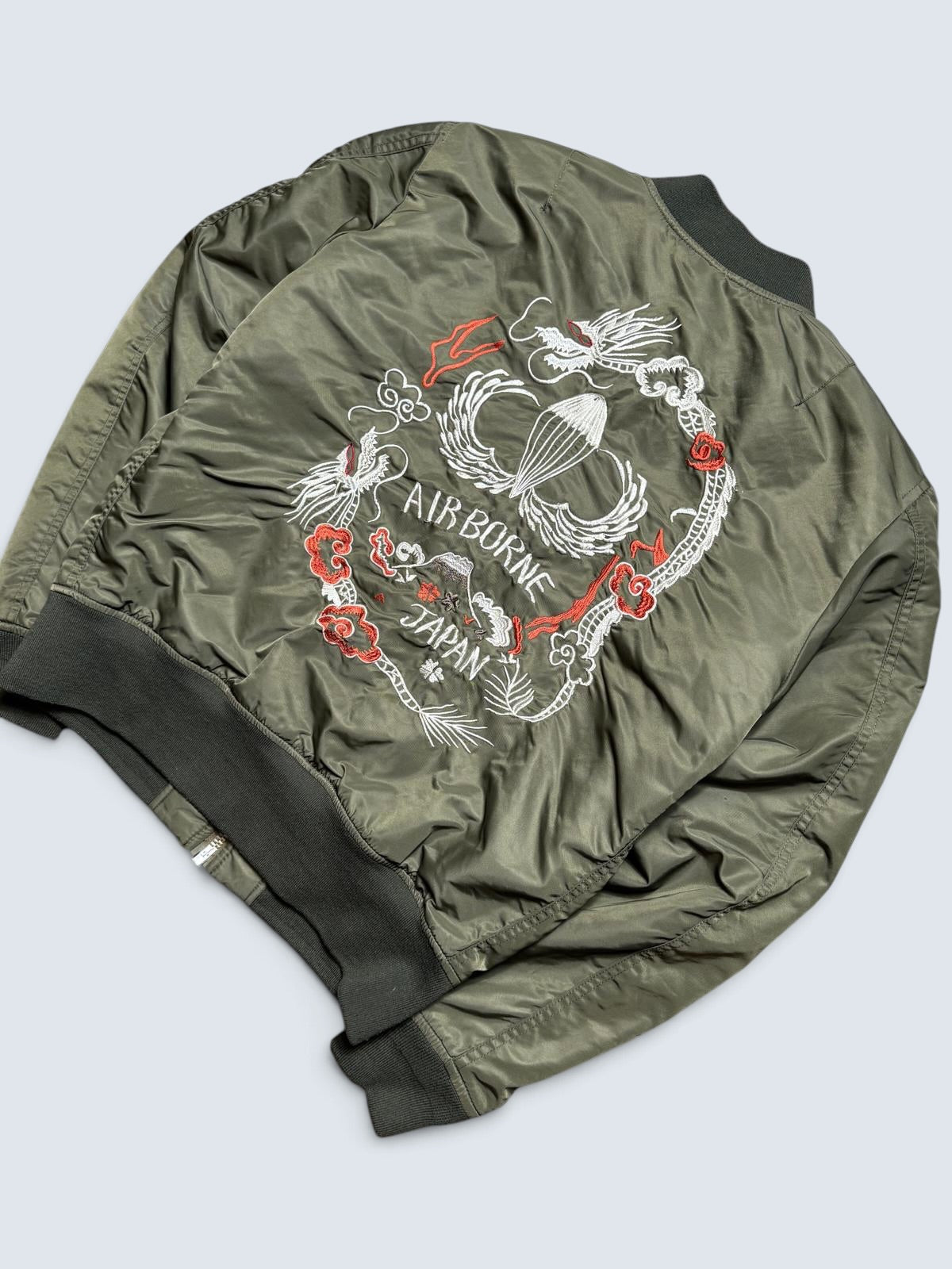 Jacket bomber flight style ma-1 Schott NYC limited edition airborne japan kaki - M/L
