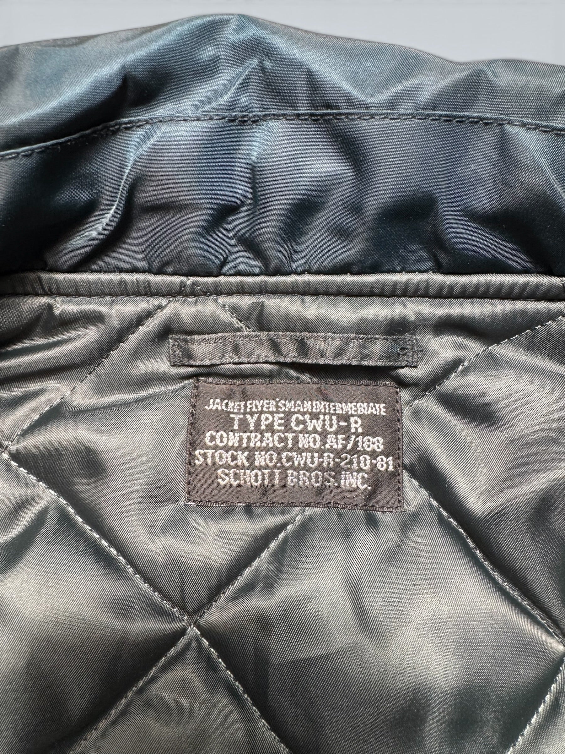 Jacket bomber fly Schott Bros nyc CWU-R/45P usaf navy vintage 90’s - M/L
