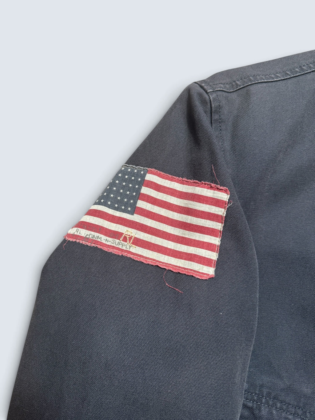 Jacket bomber archive flight L-2b Ralph Lauren Denim & Supply usa flag marine vintage 00’s - L