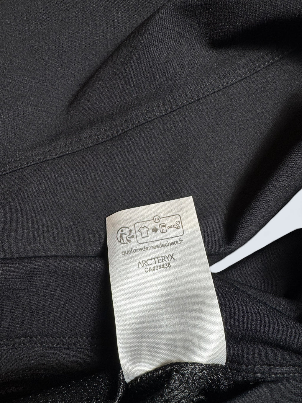 Jacket imperméable Arc’teryx Gamma Lightweight black logo 2023 - M